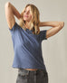 Women's Classic Cotton Crew Tee - Blue Jean